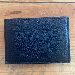 Coach Mens Money Clip Wallet and Card Case.
